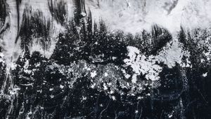 Preview wallpaper paint, stains, mixing, abstraction, blue, white