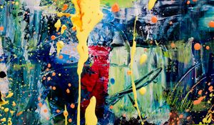 Preview wallpaper paint, stains, multicolored, abstract