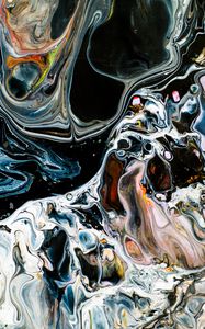 Preview wallpaper paint, stains, multicolored, painting