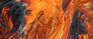 Preview wallpaper paint, stains, orange, spots, abstraction, colorful