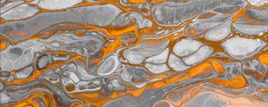 Preview wallpaper paint, stains, orange, gray, spots, abstraction
