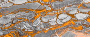 Preview wallpaper paint, stains, orange, gray, spots, abstraction