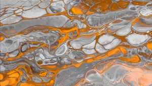 Preview wallpaper paint, stains, orange, gray, spots, abstraction