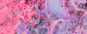 Preview wallpaper paint, stains, pink, lilac, circles, spots, abstraction, multi-colored