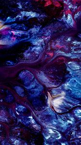 Preview wallpaper paint, stains, purple, abstraction