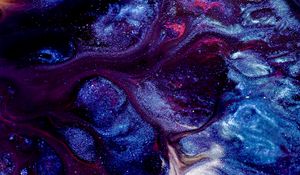 Preview wallpaper paint, stains, purple, abstraction