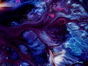 Preview wallpaper paint, stains, purple, abstraction