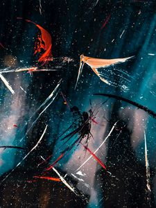 Preview wallpaper paint, stains, splashes, drops, blur, abstraction