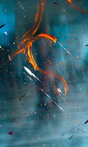 Preview wallpaper paint, stains, splashes, glass, blur