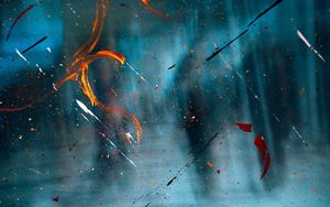 Preview wallpaper paint, stains, splashes, glass, blur