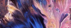 Preview wallpaper paint, stains, spots, fluid art, abstraction, colorful