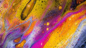 Preview wallpaper paint, stains, spots, canvas, abstraction, colorful