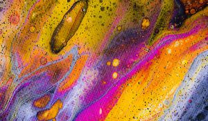Preview wallpaper paint, stains, spots, canvas, abstraction, colorful
