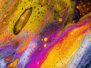 Preview wallpaper paint, stains, spots, canvas, abstraction, colorful