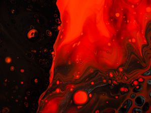 Preview wallpaper paint, stains, spots, red, abstraction