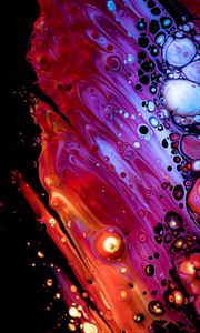 Preview wallpaper paint, stains, spots, purple, abstraction