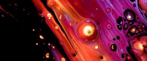 Preview wallpaper paint, stains, spots, purple, abstraction