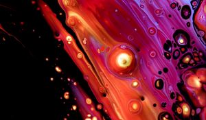Preview wallpaper paint, stains, spots, purple, abstraction