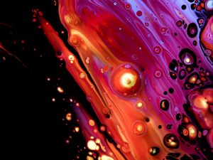 Preview wallpaper paint, stains, spots, purple, abstraction