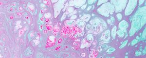 Preview wallpaper paint, stains, spots, abstraction, pink, blue, delicate