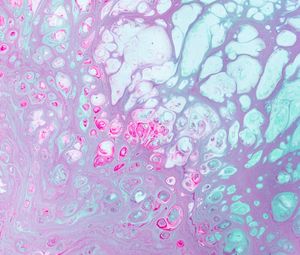 Preview wallpaper paint, stains, spots, abstraction, pink, blue, delicate