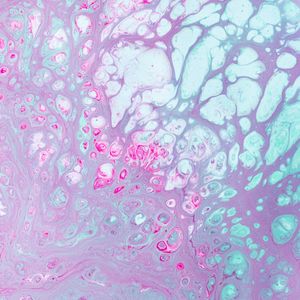 Preview wallpaper paint, stains, spots, abstraction, pink, blue, delicate