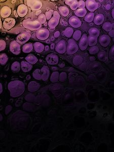 Preview wallpaper paint, stains, spots, abstraction, purple, dark