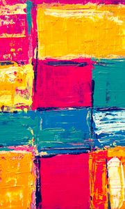 Preview wallpaper paint, stains, squares, multicolored, abstraction