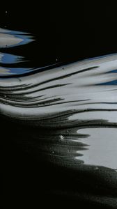 Preview wallpaper paint, stains, stripes, abstraction, black
