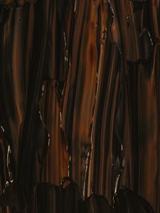 Preview wallpaper paint, stains, strokes, brown, dark, abstraction