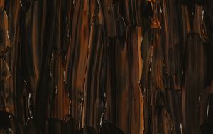 Preview wallpaper paint, stains, strokes, brown, dark, abstraction