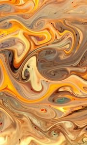 Preview wallpaper paint, stains, yellow, distortion, liquid