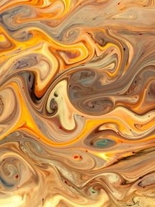 Preview wallpaper paint, stains, yellow, distortion, liquid