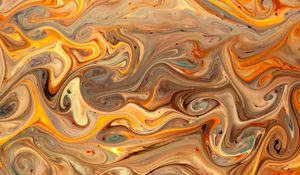 Preview wallpaper paint, stains, yellow, distortion, liquid