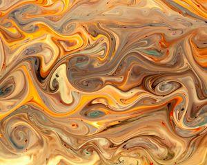 Preview wallpaper paint, stains, yellow, distortion, liquid