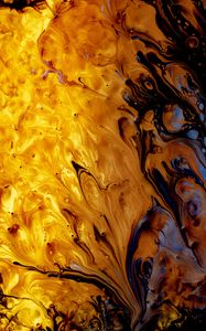 Preview wallpaper paint, stains, yellow, abstraction