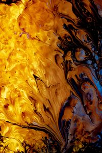 Preview wallpaper paint, stains, yellow, abstraction