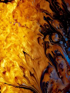 Preview wallpaper paint, stains, yellow, abstraction