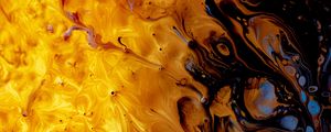 Preview wallpaper paint, stains, yellow, abstraction
