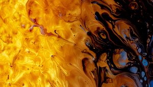 Preview wallpaper paint, stains, yellow, abstraction