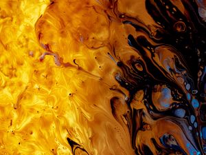 Preview wallpaper paint, stains, yellow, abstraction