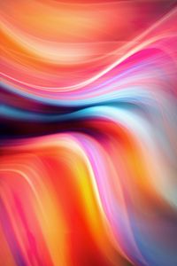 Preview wallpaper paint, stripes, colorful, distortion, abstraction