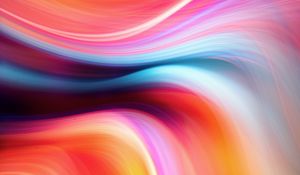 Preview wallpaper paint, stripes, colorful, distortion, abstraction