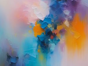 Preview wallpaper paint, strokes, background, multicolored, abstraction