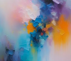 Preview wallpaper paint, strokes, background, multicolored, abstraction