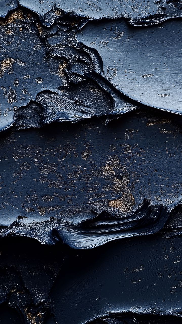 720x1280 Wallpaper paint, strokes, background, blue, relief