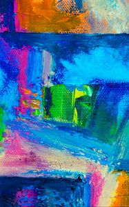 Preview wallpaper paint, strokes, colorful, abstraction