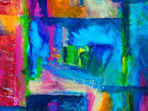 Preview wallpaper paint, strokes, colorful, abstraction