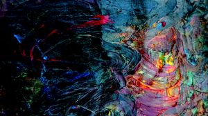 Preview wallpaper paint, strokes, mixing, abstraction, colorful