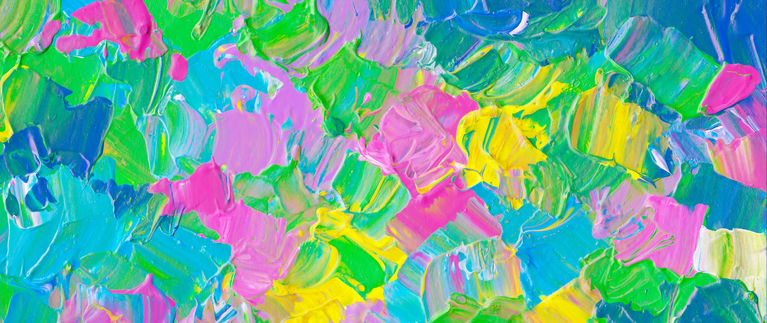 Download wallpaper 2560x1080 paint, strokes, relief, abstraction